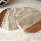 Marble Coaster – Leopard & Wood – view 4