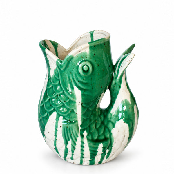 Fish Tale Jug | Green Splash