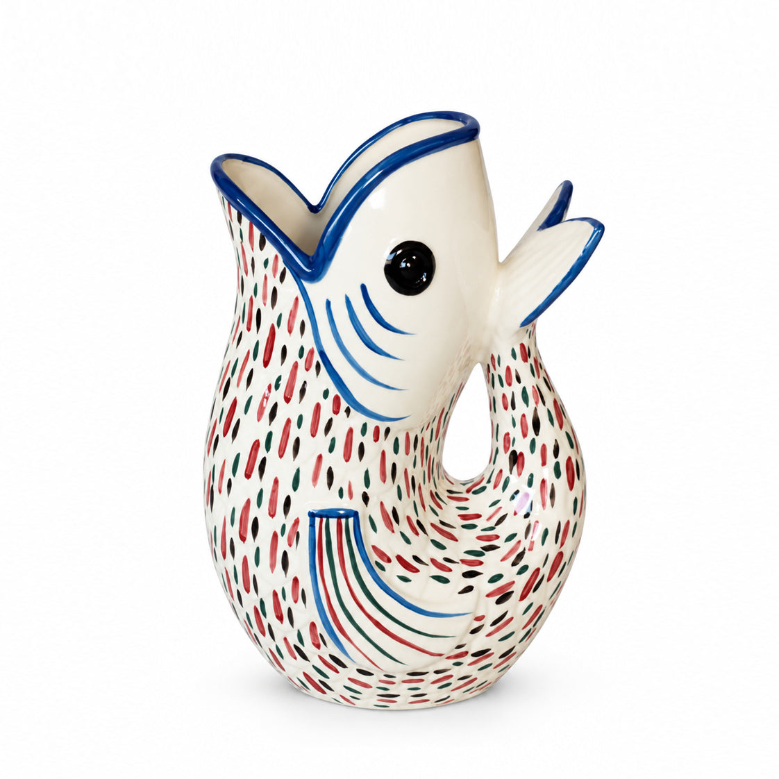 Fin-Tail Fish Jug | Speckled Dots