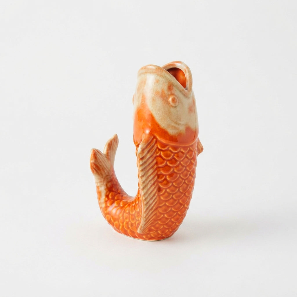 Fin-Tastic Fish Vase – Burnt Coral