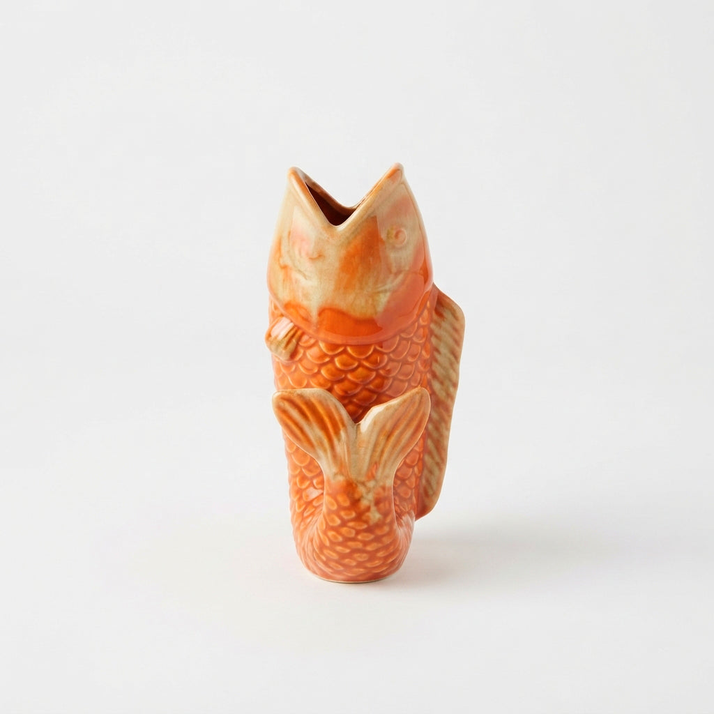 Fin-Tastic Fish Vase – Burnt Coral – view 4