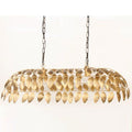 Gold Leaf Chandelier