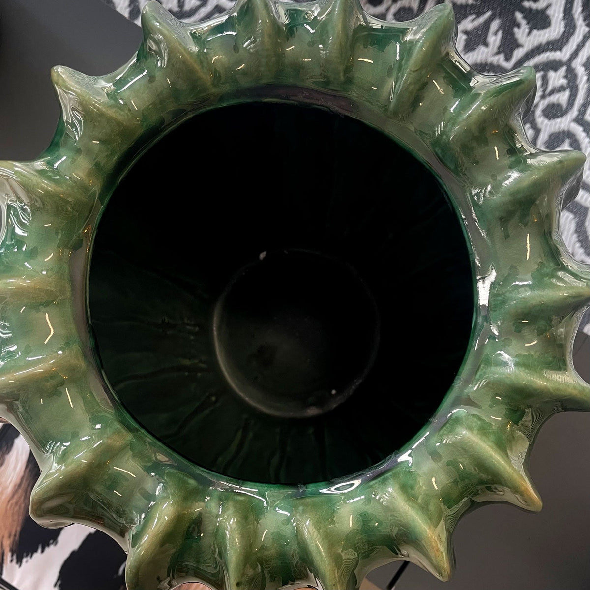 Large Ruffled Vase – Ceramic – view 5