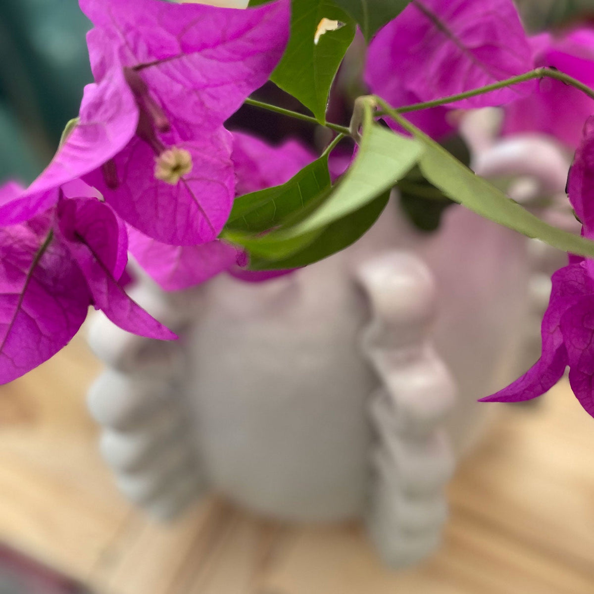 Large Scalloped Vase – Round – view 3