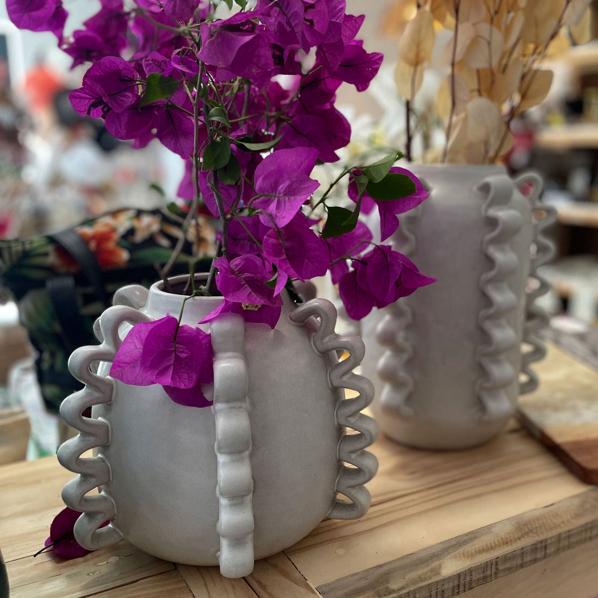 Large Scalloped Vase – Tall – view 4