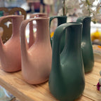 Art Deco Jug – Matte Green – view 2