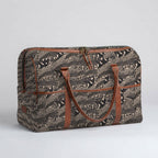 Mongoose Weekender Bag in Koru Charcoal-Natural