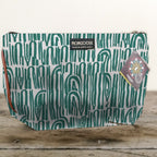 Mongoose Makeup Bag in Seeds Green-Natural