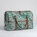 Mongoose Weekender Bag in Fynbos Teal-Natural