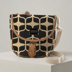 Mongoose Pom Pom Bag in Graphic Charcoal-Natural