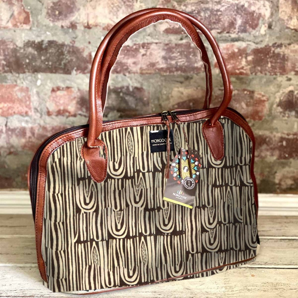 Mongoose Luca Bag in Seeds Ivory-Charcoal