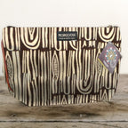 Mongoose Makeup Bag in Seeds Ivory-Charcoal