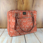 Mongoose Large Day Bag in Seeds Terracotta-Natural