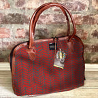 Mongoose Luca Bag in Fishbone Blue-Brick