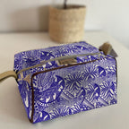 Mongoose Toiletry Bag in Koru Indigo-Natural