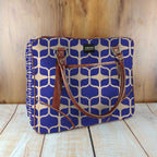 Mongoose Large Day Bag in Graphic Indigo-Natural