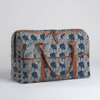 Mongoose Weekender Bag in SugarBush Teal-Natural