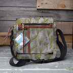Mongoose Passport Cross Body Bag in Fynbos Lemon-Natural